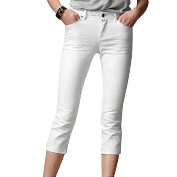 AG Adriano Goldschmied “ The Maiden” Capri Jeans Size 28 R - Picture 2 of 5